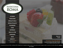 Tablet Screenshot of pasticceriaroma.com